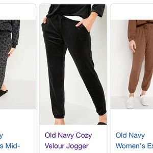 Velour lounge joggers